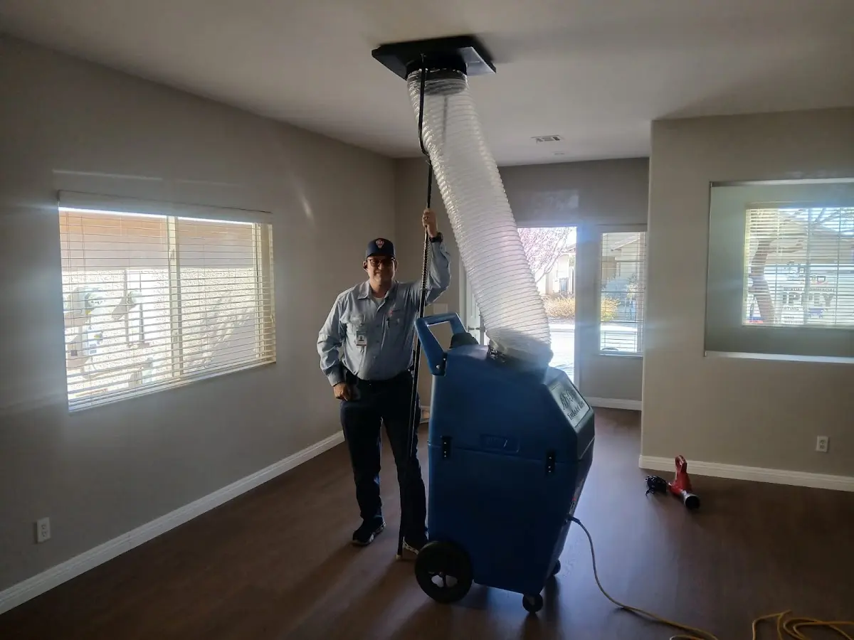 Professional AC Repair work inside a Beverly Hills home